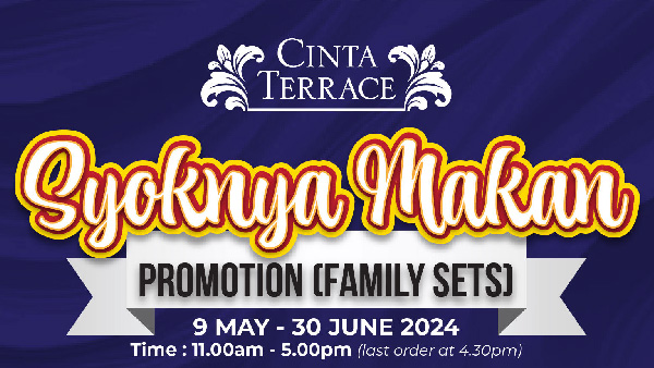 Syoknya Makan Family Sets in May and June 2024